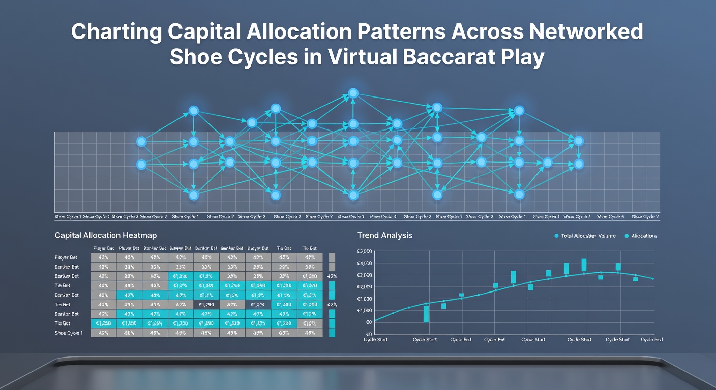 Visualisierung von Allokationsmustern und Schuhzyklen in vernetzten virtuellen Baccarat-Plattformen
