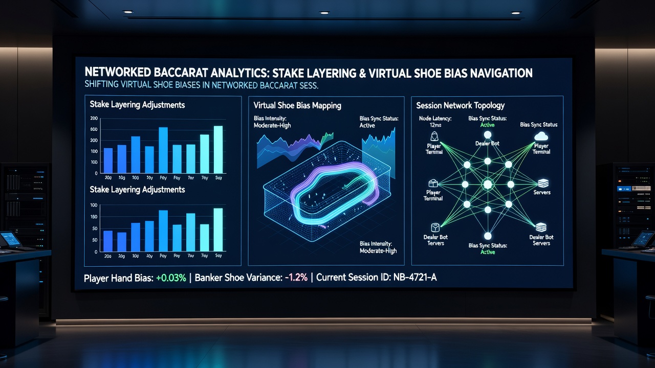 Analyse von Bias-Verschiebungen und Stake-Anpassungen in vernetzten Baccarat-Sitzungen