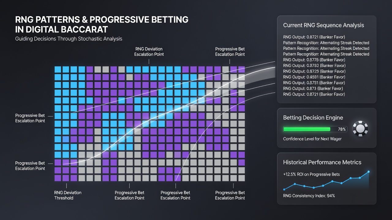 Analyse von Handclustern und Einsatzanpassungen in RNG-gesteuerten Baccarat-Spielen