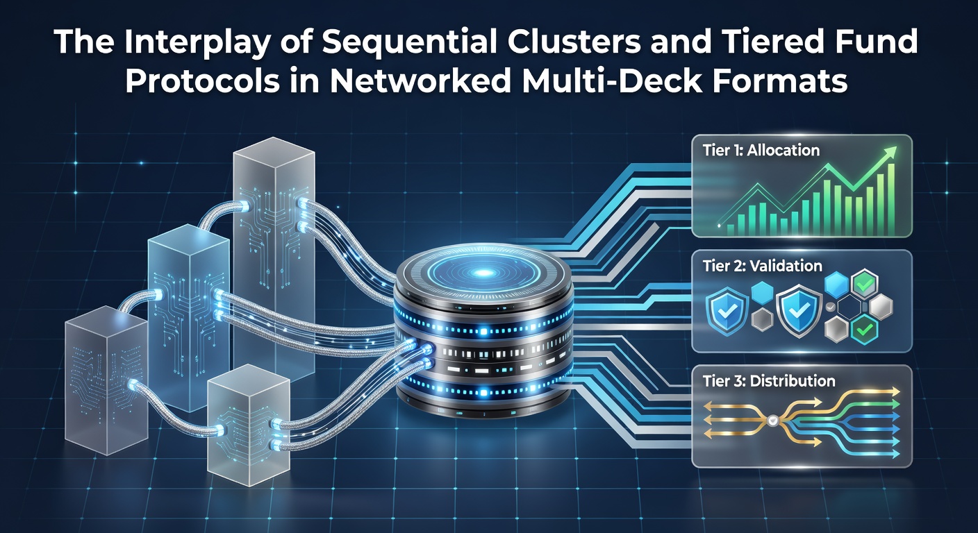 Illustration der sequenziellen Cluster in Multi-Deck-Baccarat-Schuhen mit vernetzten Plattformen