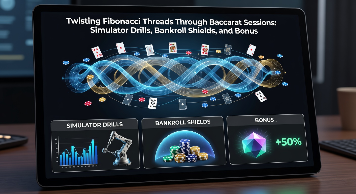 Visualisierung von Bankroll-Schutzmechanismen mit Fibonacci-Twists, Bonus-Layern und Simulator-Ergebnissen in einer Baccarat-Session