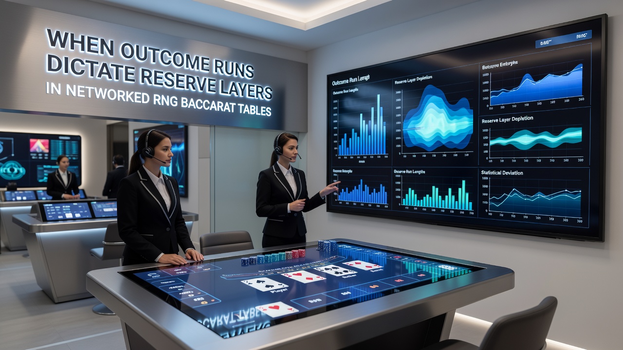 Datenvisualisierung zu Reserve-Schichten und RNG-Ergebnisclustern